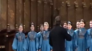 Сибирский хор в базилике Девы Марии монастыря Монтсеррат (Испания, Каталония)