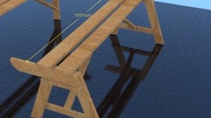 Скамейка-стол трансформер (размеры)