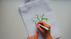 Текстильные маркеры. Роспись эко-сумки | Eco bag DIY