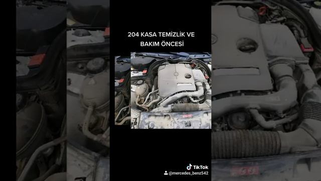 Mercedes-Benz 204 Kasa Temizlik ve Bakım Öncesi