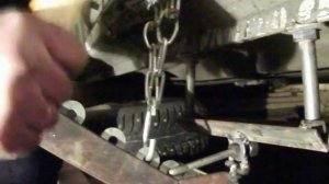 вытягиваем порог споттерным  рычагом