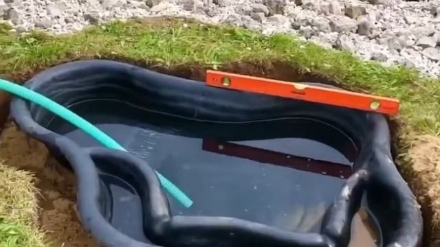 Как сделать прудик и альпинарий на даче, в саду, на приусадебном участке своими руками