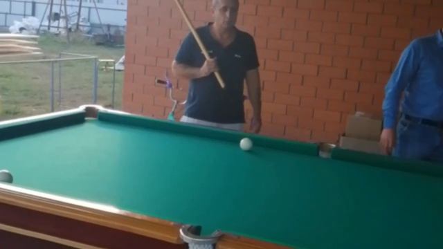 бильярд 10 футов играем в гостях у Александруа и его семьи. канал Агро земледелие смотреть онлайн