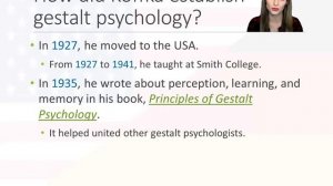 History of Psychology - Lecture 9 - Part 3 - Max Wertheimer, Kurt Koffka, & Wolfgang Köhler