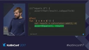 KotlinConf 2017 - Testing Kotlin at Scale: Spek by Artem Zinnatullin