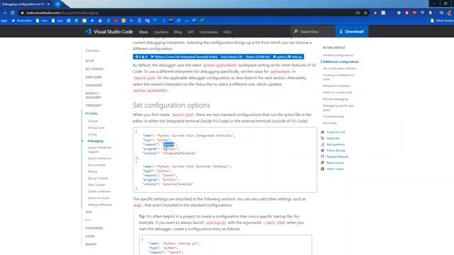 Python Debugging In VS Code