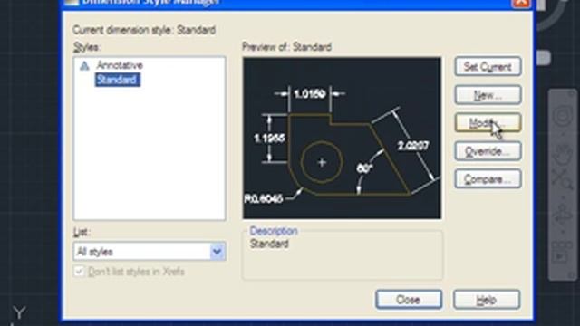 AutoCAD Tutorial Change the Scale of Dimension Font смотреть онлайн