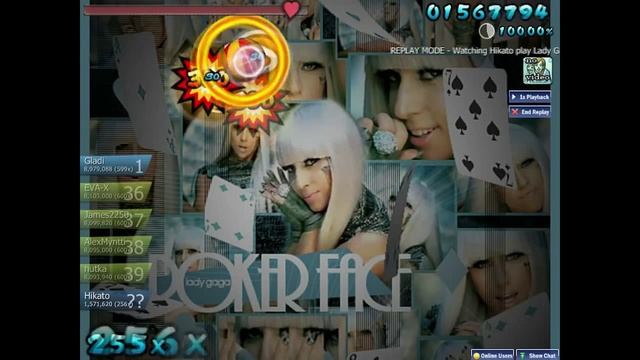 [osu!] Lady GaGa - Pokerface смотреть онлайн