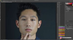 MALE MODEL PHOTOSHOP SKIN RETOUCHING & COLOR GRADING