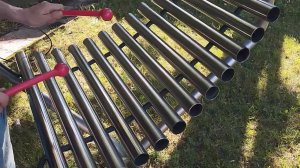 Уличный металлофон Мостик, 12 нот