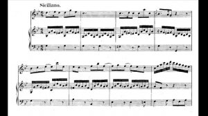 J. S. Bach, Siciliano (BWV 1031) With Score! Variando Musica