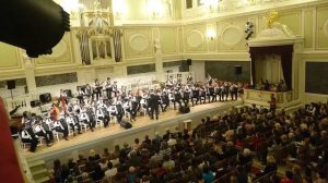 Оркестр баянистов им.П.И.Смирнова с участием младшей группы оркестра.