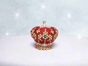 Мастер-Класс "Корона". Мозаичное плетение иглой. Часть 1-2.