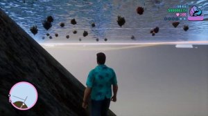 Все баги за пять часов игры в Grand Theft Auto Vice City  Definitive Edition