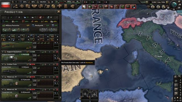hoi4: Tip to Optimize Early Game Production Efficiency