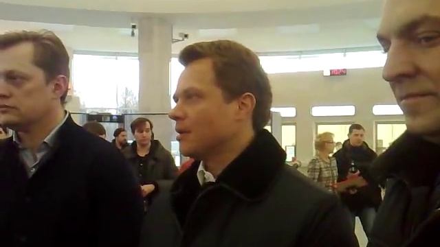 Открытие после реконструкции южного вестибюля станции "Ботанический сад"
