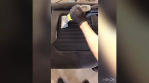 Химчистка автомобиля, химчистка алькантары.