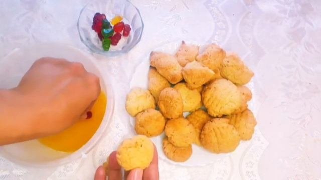 Сдобное печенье. Рецепт все по 100 гр