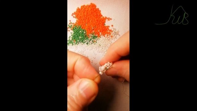 Уникальные двухсторонние сережки из бисера #бисероплетение