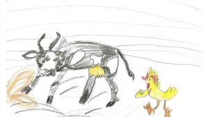 Сказка. Петушок и бобовое зёрнышко