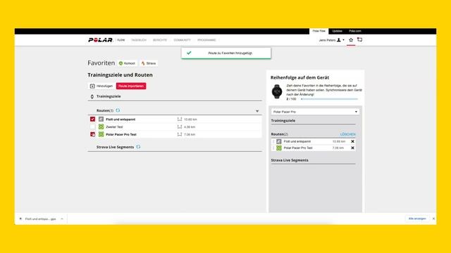Navigation auf der Polar Pace Pro (und anderen Polar-Uhren) mit Komoot und Strava смотреть онлайн