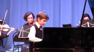 И.С.Бах Концерт для клавира с оркестром №5 фа минор (2 и 3 часть)