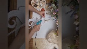 Crafts rework/ Настенное панно из ракушек ввиде морского конька/Seahorse shell wall panoo!