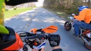 Yamaha YZ450F VS KTM 500 EXC