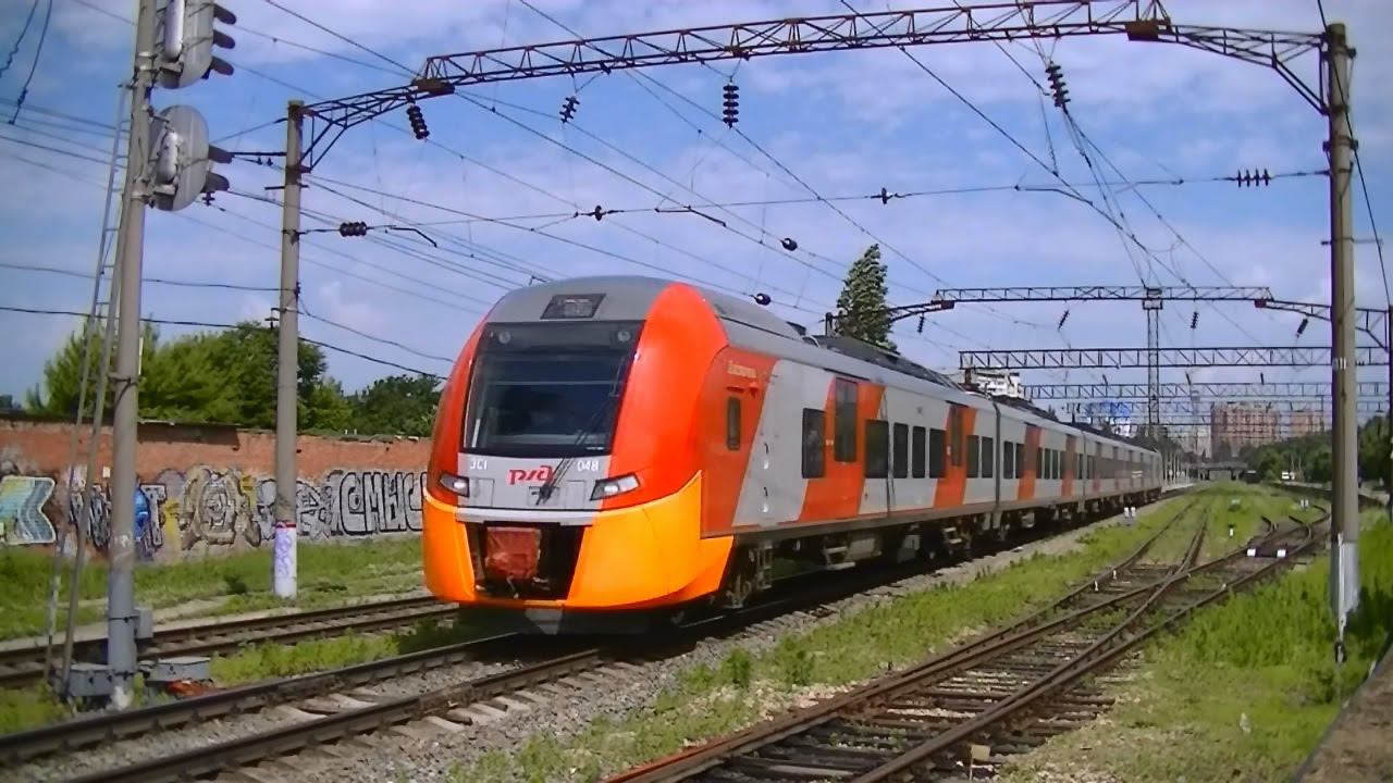 "Ласточка" ЭС1-048 Ростов-на-Дону - Новороссийск смотреть онлайн