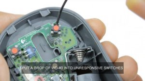 Logitech M220/M221 Switch Fix - Disassembly (click issue)