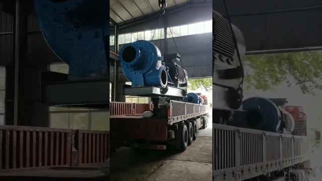 #dredgepump  Delivery  Motor Driven  14 inch Sand Pump Set to Client Working Site  #14inchsandpump