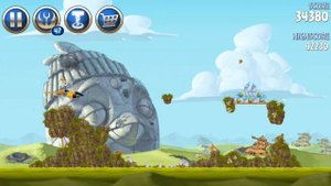 Angry birds star wars II Battle of Naboo level B3-19 Walkthrough 3 stars