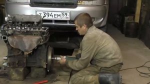 Стуканул двигатель Змз-409 Уаз Патриот. Снятие коленвала. 2 часть.