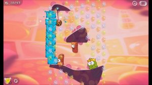 Cut the Rope 2 - Level 138 (3 stars, 43 fruits, 1 star)