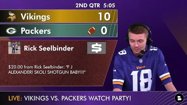 Vikings vs. Packers LIVE Streaming Scoreboard, Play-By-Play & Highlights | NFL Week 8
