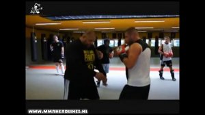 First training Gokhan Saki @ Mike's Gym