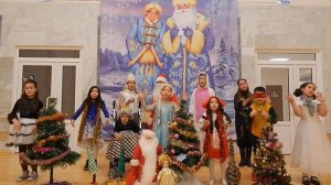 Новогоднее поздравление воспитанников калмыцкой фольклорной студии "Алтн хонх"