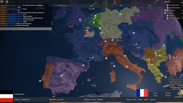 Central Powers VS Allied Powers - Rise of Nations [ROBLOX] смотреть онлайн
