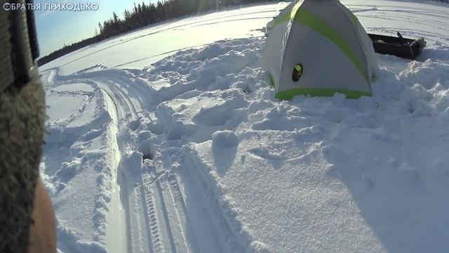 ДВА ДНЯ РЫБАЛКИ НА ОЗЕРЕ С ДРУЗЬЯМИ / НОЧЕВКА В ПАЛАТКЕ НА ЛЬДУ смотреть онлайн