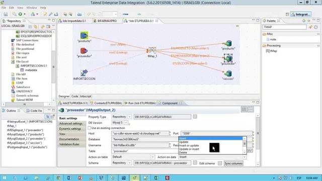 BI Talend ETL + Mysql + Postgres + SqlServer + Excel смотреть онлайн