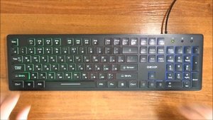 Клавиатура с подсветкой DEXP K-5003BU быстрый обзор