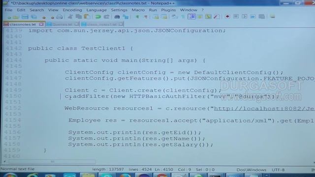Java Webservices || Webservices Part - 23 by MVR Naidu