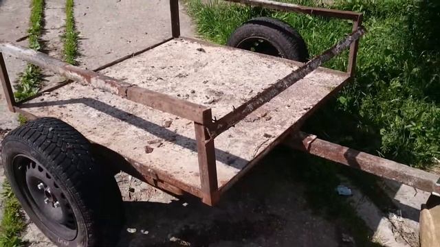 Самодельный прицеп для квадроцикла смотреть онлайн