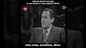 Alberto Sordi racconta a Mike Bongiorno la sua strana serata a casa Agnelli