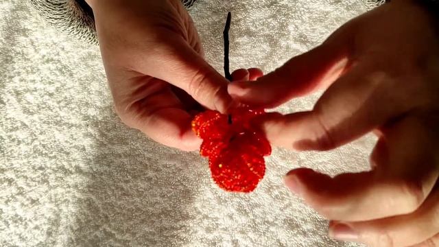 Полярная роза из бисера - символ долголетия смотреть онлайн