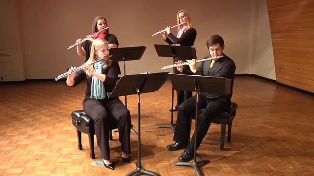 Shimmering Silver Flute Quartet: Trumpet Voluntary смотреть онлайн