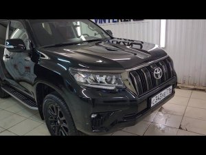 Toyota Land Cruiser Prado - бронирование кузова и лобового, подключение регистратора