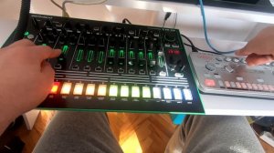Two Drum Machines Roland TR-8 and Cyclone TT606 Electro
