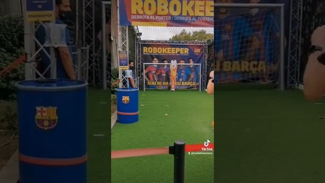 FC Barcelona - Robo Keeper at the Camp Nou Stadium