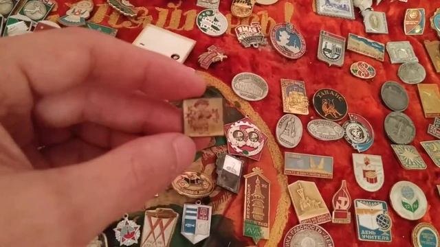 Значки СССР коллекция детства! смотреть онлайн